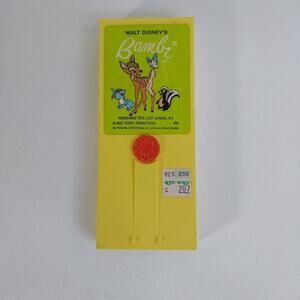 FISHER PRICE MOVIE VIEWER CARTRIDGE #480 BAMBI & Friends Disney Vintage 1970's